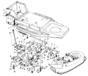 Page B Diagram and Parts List for 136C451F000 1996 MTD Lawn Tractor
