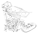 Page B Diagram and Parts List for 136E470F019 1996 MTD Lawn Tractor