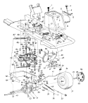 Page G Diagram and Parts List for 136F560B098 1628272 -1996 MTD Lawn Tractor