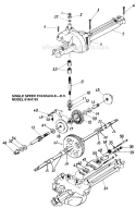 Page J Diagram and Parts List for 136G679H138 1996 MTD Lawn Tractor