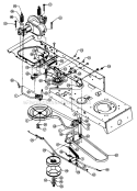 Page O Diagram and Parts List for 136G765N704 481-2368 -1996 MTD Lawn Tractor