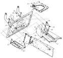 Page B Diagram and Parts List for 136G765N704 481-2368 -1996 MTD Lawn Tractor