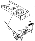 Page C Diagram and Parts List for 136G765N704 481-2368 -1996 MTD Lawn Tractor