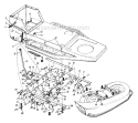 Page B Diagram and Parts List for 136H450F229 132-080 -1996 MTD Lawn Tractor