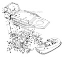 Page B Diagram and Parts List for 136H450F729 1996 MTD Lawn Tractor