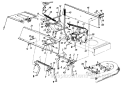 Page B Diagram and Parts List for 136L660F077 95178 -1996 MTD Lawn Tractor