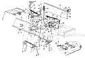 Page B Diagram and Parts List for 136L660F302 1996 MTD Lawn Tractor
