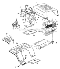 Page E Diagram and Parts List for 136L660F302 1996 MTD Lawn Tractor