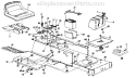 Page H Diagram and Parts List for 136L660F302 1996 MTD Lawn Tractor