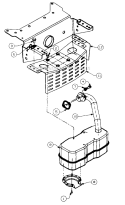 Page F Diagram and Parts List for 136L677F141 1996 MTD Lawn Tractor