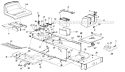 Page H Diagram and Parts List for 136M660G062 1996 MTD Lawn Tractor