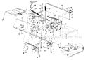 Page B Diagram and Parts List for 136M660G129 725-509 -1996 MTD Lawn Tractor