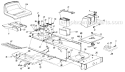Page H Diagram and Parts List for 136M660G729 1996 MTD Lawn Tractor