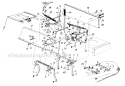Page B Diagram and Parts List for 136M667F718 1996 MTD Lawn Tractor