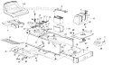 Page H Diagram and Parts List for 136M667F718 1996 MTD Lawn Tractor