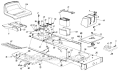 Page H Diagram and Parts List for 136M670G134 843-315 -1996 MTD Lawn Tractor
