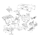 Part Location Diagram of 16456C MTD Grille-Used w/Headlight Bezel