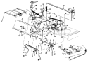 Page B Diagram and Parts List for 136M679G724 1996 MTD Lawn Tractor