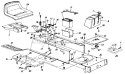 Page H Diagram and Parts List for 136M679G724 1996 MTD Lawn Tractor