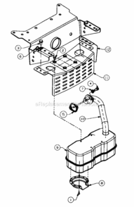 Page N Diagram and Parts List for 136M695G352 1996 MTD Lawn Tractor