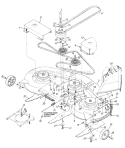 Page A Diagram and Parts List for 136Q695H352 1996 MTD Lawn Tractor