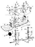 Page G Diagram and Parts List for 137-322-371 1987 MTD Lawn Tractor