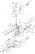 Page F Diagram and Parts List for 137-501-229 1987 MTD Lawn Tractor