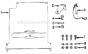 Page D Diagram and Parts List for 137-528-033 1987 MTD Lawn Tractor