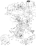 Page D Diagram and Parts List for 137-654-000 1987 MTD Lawn Tractor