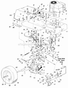 Page D Diagram and Parts List for 137-622-000 1987 MTD Lawn Tractor