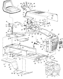 Part Location Diagram of 16325 MTD Dash Panel Ass'y.