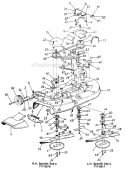 Page A Diagram and Parts List for 13705C 1986 MTD Lawn Tractor