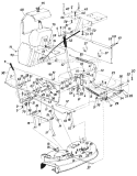 Page B Diagram and Parts List for 13705S 1985 MTD Lawn Tractor