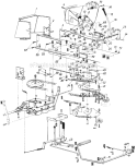 Page C Diagram and Parts List for 13735-9 1989 MTD Lawn Tractor