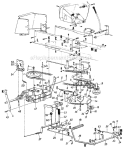 Page D Diagram and Parts List for 13735-9 1989 MTD Lawn Tractor
