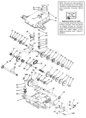 Page G Diagram and Parts List for 13735-9 1989 MTD Lawn Tractor