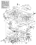 Page F Diagram and Parts List for 13765-9 1989 MTD Lawn Tractor