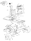 Page F Diagram and Parts List for 13785S 1985 MTD Lawn Tractor