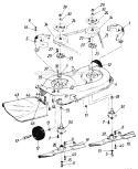 Page B Diagram and Parts List for 138-320-304 1988 MTD Lawn Tractor