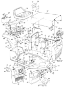 Page C Diagram and Parts List for 138-322-033 73527 -1988 MTD Lawn Tractor
