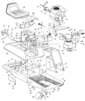 Page B Diagram and Parts List for 138-504-719 1988 MTD Lawn Tractor
