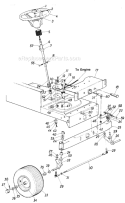 Page F Diagram and Parts List for 138-654-000 1988 MTD Lawn Tractor