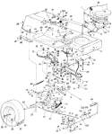 Page B Diagram and Parts List for 138-670-131 1988 MTD Lawn Tractor