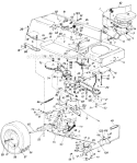 Page C Diagram and Parts List for 683-014 1988 MTD Lawn Tractor
