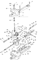 Page E Diagram and Parts List for 683-014 1988 MTD Lawn Tractor