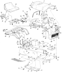 Page A Diagram and Parts List for 138-686-016 1988 MTD Lawn Tractor