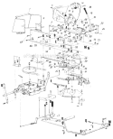 Page C Diagram and Parts List for 752-032 1988 MTD Lawn Tractor