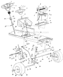 Page A Diagram and Parts List for 138-754-000 1988 MTD Lawn Tractor