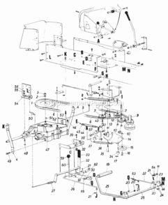 Page D Diagram and Parts List for 138-752-192  MTD Lawn Tractor