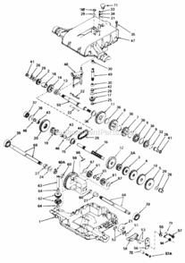 Peerless_Transaxle Diagram and Parts List for 138-752-192  MTD Lawn Tractor